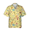 Nurse Tools Yellow Hawaiian T-shirt, Doctor, The Caduceus Summer Shirt, Aloha Shirt For Mens, Womens