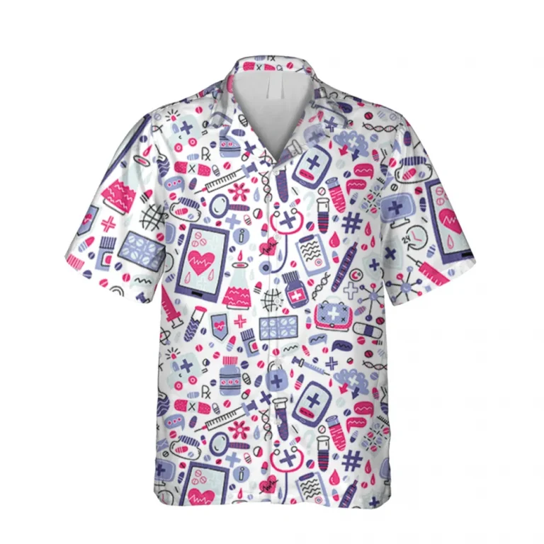 Doctor Clinic Hawaiian T-shirt, Nurse Day Aloha Shirts, Aloha Shirt For Mens, Womens