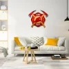Fire Department Badge Metal Art, Fireman Housewarming Gift For Father
