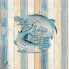 Tarpon Fishers Preying Color Metal Wall Decor, Tarpon Gift For Dad