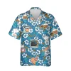 Bakery Blue Hawaiian Shirt, Cakes Clothing, Aloha Shirt For Mens, Womens