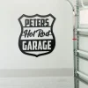 Hot Rod Garage - Metal Sign, Cut Metal Sign, Metal Wall Art, Metal House Sign