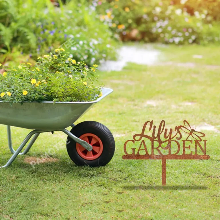 Customized Dragonfly Metal Garden Decoration, Dragonfly Gift For Her