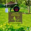 Customized Cardinal Bird Green Metal Garden Art, Cardinal Yard Stake