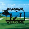 Custom Husband And Wife Golf Metal Sign, Gift For Golf Lovers
