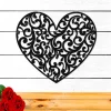 Heart Valentines Day Metal Sign, Home Decor For Him, Her, Couple, Wedding, Anniversary Wall Art