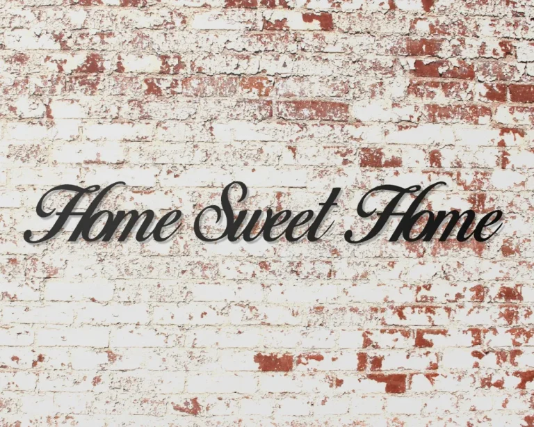 Home Sweet Home Sign, Metal Sign Wall Decor, Metal Sign Outdoor, Indoor