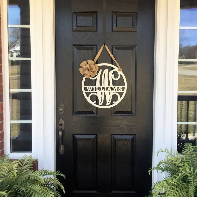 il_794xN.1435142350_12pu.webp Metal Family Name Sign| Monogram Door Sign, Front Door Decor, Initial Sign, Large Metal Letters