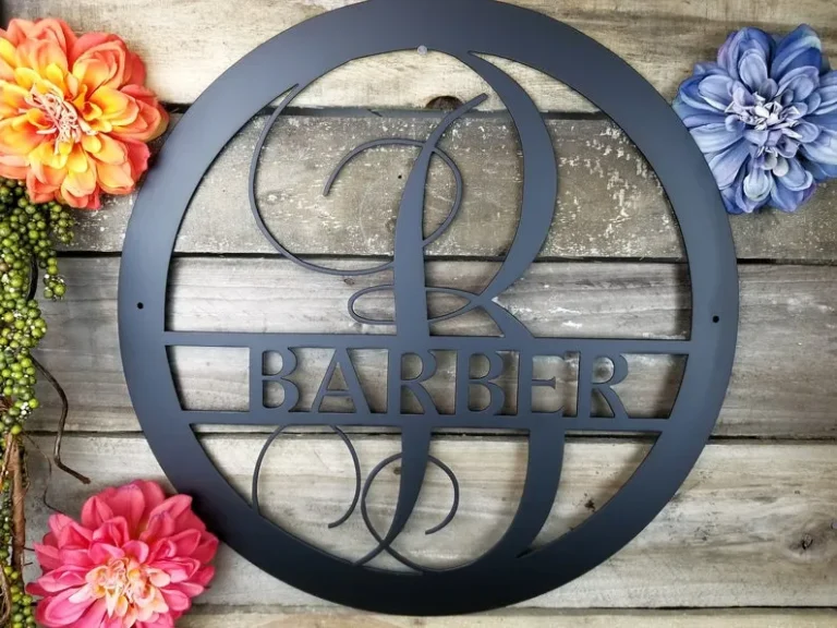 Elegant Metal Monogram, Monogram Door Hanger, Door Decor, Monogram Wall Decor, Monogram Wall Art, Metal Family Name Sign, Mothers Day Gift