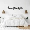 Metal Love You More Bedroom Wall Decor, Master Bedroom Decor, Bedroom Wall Art, Master Bedroom Sign, Wedding Gift, Farmhouse Bedroom