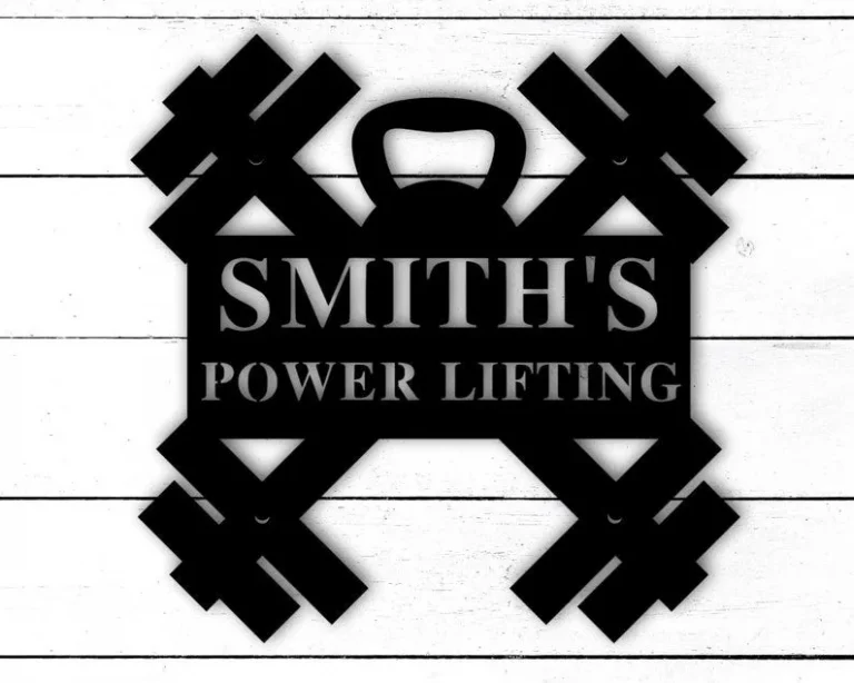 Gym Sign Personalized, Home Gym Sign, Personalized Gym Sign, Crossfit Sign, Metal Sign, Custom Gym Sign, Gym Sign For Him, Personalized Sign