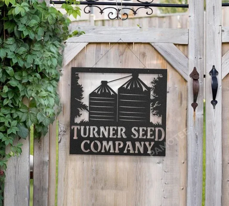 Custom Metal Silo Sign, Metal Farm Sign, Silo Indoor Or Outdoor Sign