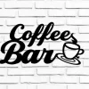 Coffee Bar, Wall Hanging, Metal Coffee Sign, Kitchen Decor, Coffee Bar Sign, Farmhouse Decor, Coffee Lover