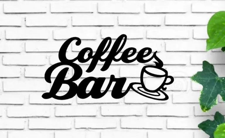 Coffee Bar, Wall Hanging, Metal Coffee Sign, Kitchen Decor, Coffee Bar Sign, Farmhouse Decor, Coffee Lover