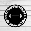 Gym Sign, Personalized Home Gym Sign, Custom Metal Gym Sign, Home Gym Sign, Cross Fit Sign
