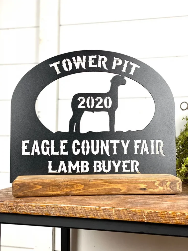Livestock Lamb Buyer Gift Sign, Personalized Buyers Gift, Youth Livestock Fair Buyer Gift, Show Lamb Gift