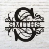 Family Name, Metal Wall Sign, Metal Monogram Wall Art ,custom Metal Wall Decor ,housewarming Gift, House Gift, Whiskey Wall Art