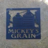 Custom Metal Silo Sign, Metal Farm Sign, Silo Indoor Or Outdoor Sign