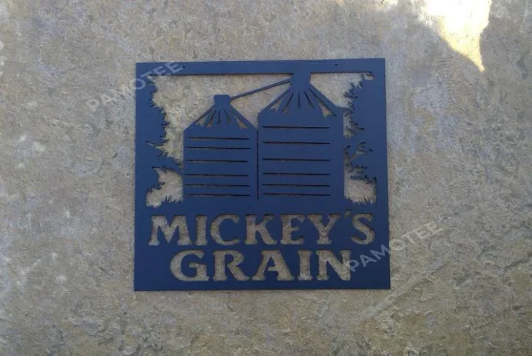 Custom Metal Silo Sign, Metal Farm Sign, Silo Indoor Or Outdoor Sign