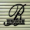 Script Letter B Personalized Monogram Metal Home Family Sign