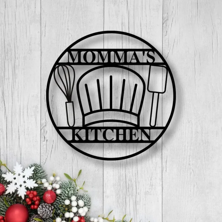 Personalized Metal Kitchen Sign, Metal Cooking Sign, Custom Metal Cooking Sign, Personalized Kitchen Sign, Metal Sign, Gift For Mom, Wife