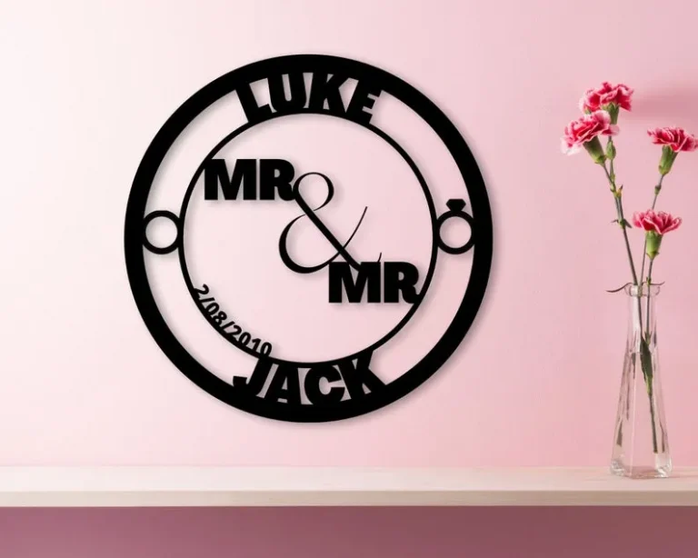 Mr. & Mrs. Wedding Sign, Metal Sign, Christmas Gift, Name Sign, Wedding Décor, Couples Names, Valentine Sign Sign