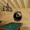 8 Ball Name Sign, Billiards Name , Custom Quote , Metal Welcome , Family Gift, Bar Décor, Pool Table Gift
