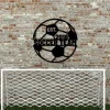 Custom Soccer Sign, Metal Sign, Bulk Design, Name Sign, Custom Gift, Soccer Monogram Wall Art, Sport, Soccer Player
