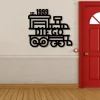 Train Sign 2, Metal Sign, Christmas Gift, Home Décor Sign, Christmas Décor, Steam Train, Custom Est Sign