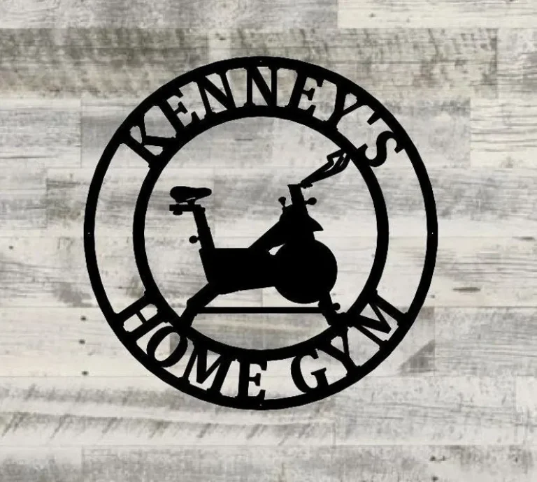 Gym Sign, Personalized Home Gym Sign, Custom Metal Gym Sign, Home Gym Sign, Cross Fit Sign
