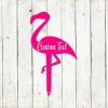 Custom Monogramed Flamingo Sign, Metal Sign, Beach Sign, Beach Address, Address Sign, Pool Sign, Housewarming Gift, Beach Gift, Beach House