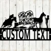 Cowgirl Custom Name Metal Sign, Custom Sign, Rodeo, Equestrian, Boots, Farm Sign, Horse Sign, Cowboy, Cowgirl, Farmhouse, Barrel Racing