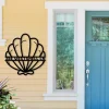 Seashell Sign, Metal Sign, Beach Gift, Home Décor , At Home Décor, Front Door , Custom Shell