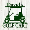Golf Cart Custom Metal Sign, Golf Cart Sign, Golf Sign, Golfing, Golf Decor, Golf Cart, Welcome Sign