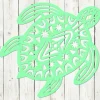 Sea Turtle Decorative Metal Sign, Metal Art, Metal Sign,, Summer, Mothers Day Gift, Beach Sign, Beach House, Sea Turtle, Beach, Ocean