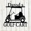 Golf Cart Custom Metal Sign, Golf Cart Sign, Golf Sign, Golfing, Golf Decor, Golf Cart, Welcome Sign