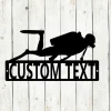 Scuba Diver Custom Name Metal Sign, Scuba, Dive Sign, Scuba Diver, Fathers Day, Mothers Day, Dad, Birthday, Custom Metal, Beach, Ocean