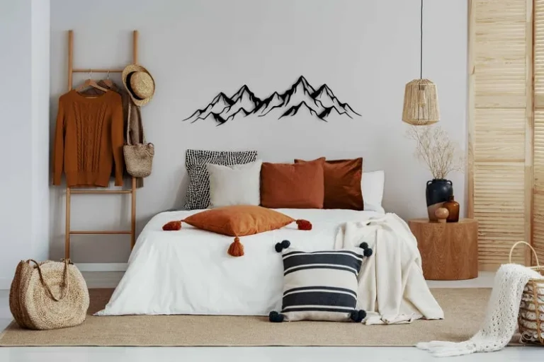 Mountain Range Metal Art DÃ©cor, Wall Art, Mountain Lover Gift
