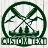 Canoe Custom Name Metal Sign, Canoe Sign, Camp Sign, Canoeing, Custom Canoe Sign, Man Cave, Outdoors Sign, Game Room Sign, Fathers Day