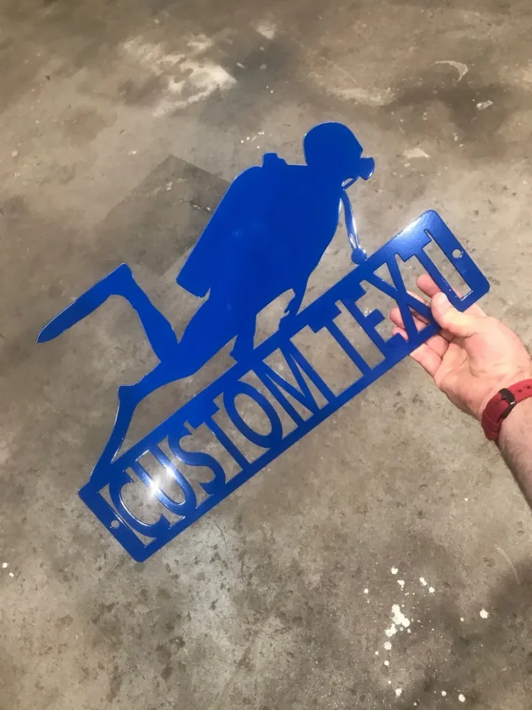 Scuba Diver Custom Name Metal Sign, Scuba, Dive Sign, Scuba Diver, Fathers Day, Mothers Day, Dad, Birthday, Custom Metal, Beach, Ocean