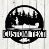 Fishing Custom Name Metal Sign, Fishing Sign, Bar Sign, Bass Fishing, Custom Fishing Sign, Man Cave, Home Bar, Game Room Sign, Fathers Day