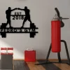 Double Boxer Metal Sign, Boxing , Metal Gym Sign, Personal Gym Sign, Home Décor, Family Gift, Fathers Day Gift