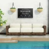 Poolside Paradise, Metal Pool Sign, Swimming Pool Sign, Backyard Sign, Custom Poolside Sign, Sign For Pool Area, Beach Home Sign