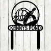 Turtle Custom Metal Sign, Personalized Sign, Outdoor Sign, Pond Sign, Fishing Sign, Custom Turtle Sign, Monogramed Sign, Fathers Day, Turtle