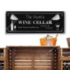 Personalized Wine Cellar Sign, Metal Wall Sign, Custom Metal Sign, Personalized Bar Wall Sign, Metal Wall Art, Bar Decor
