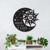 Moon Sun And Star Metal Wall, Moon Of My Life Metal Sign Wall Art, My Sun And Stars Wall Hangings, Astronomy Metal Wall