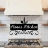 Custom Metal Kitchen Sign, Nana's Kitchen Metal Sign, Personalized Kitchen Signs, Mom's Kitchen, Mother's Day Kitchen Decor, Personalized Sign