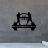 Double Boxer Metal Sign, Boxing , Metal Gym Sign, Personal Gym Sign, Home Décor, Family Gift, Fathers Day Gift