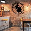 Coffee Bar Metal Wall, Wake Up With A Cup Of Coffee Metal Sign, Coffee Store Wall Art Decor, Gift For Coffee Lover, Bar Sign
