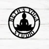 Yoga Studio Decor, Lotus Flower Sign, Lotus Wall Art, Metal Wall DÃ©cor, Metal Wall Hangings, Home Decoration, Yoga Wall Art